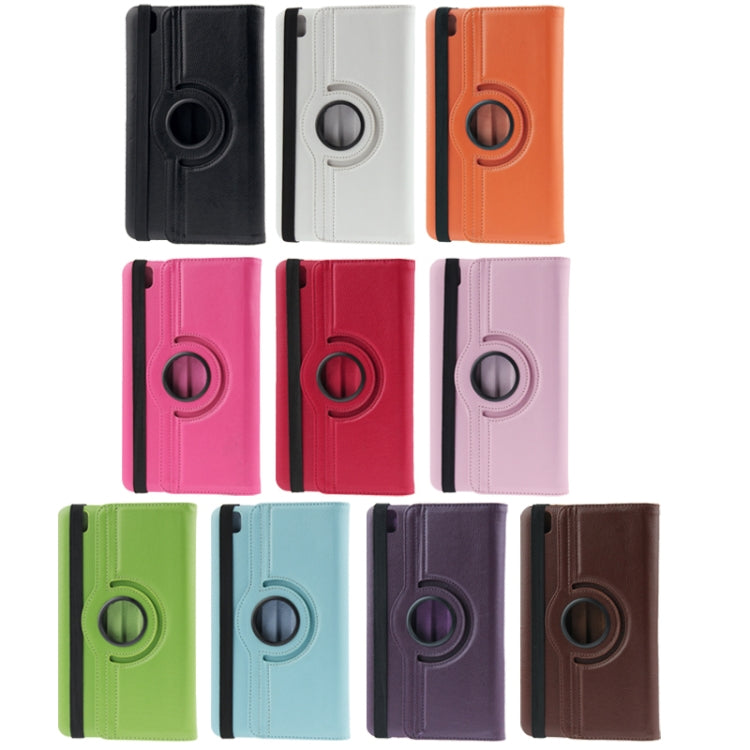 360 Degree Rotatable Litchi Texture Leather Case with 2-angle Viewing Holder for Galaxy Tab Pro 8.4 / T320