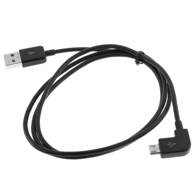 1m 90 Degree Micro USB Port USB Data Cable