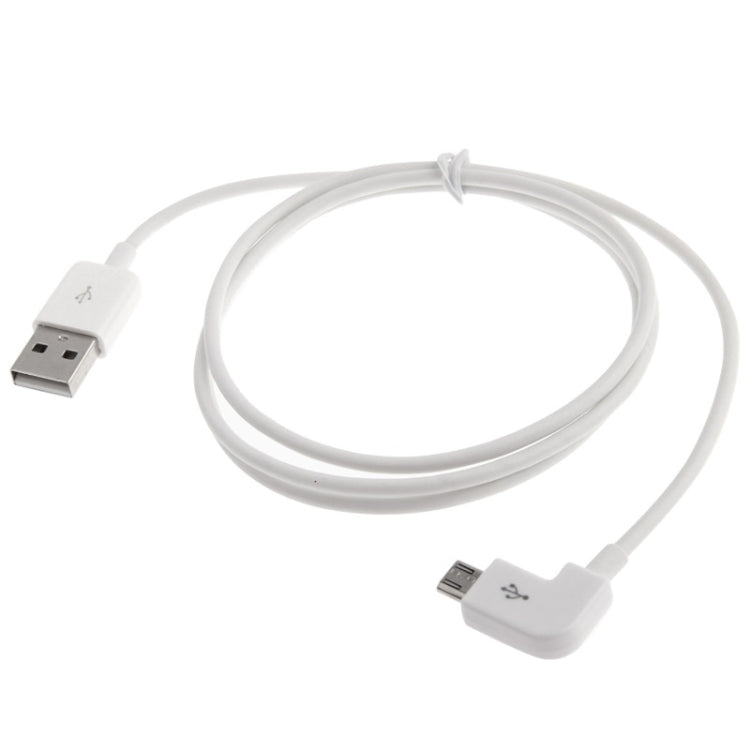 1m 90 Degree Micro USB Port USB Data Cable