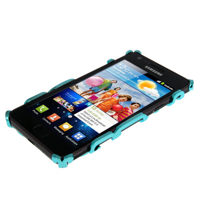 Hollow Style Plastic Case for Galaxy S II / i9100(Baby Blue)