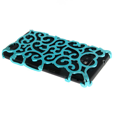 Hollow Style Plastic Case for Galaxy S II / i9100(Baby Blue)