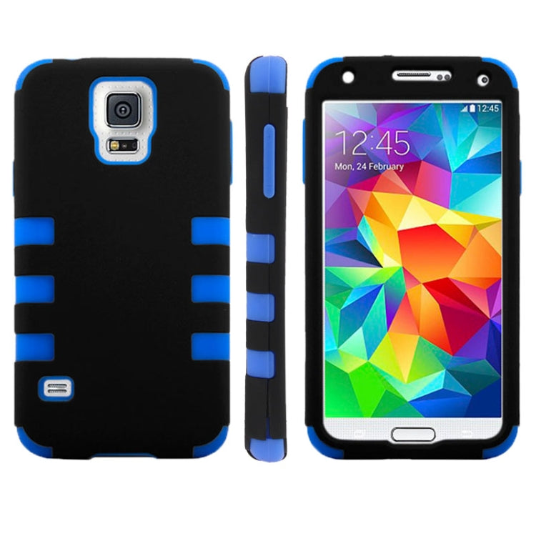 2-color Series Plastic + Silicone Combination Case for Galaxy S5 / G900