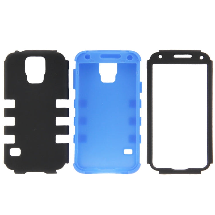 2-color Series Plastic + Silicone Combination Case for Galaxy S5 / G900
