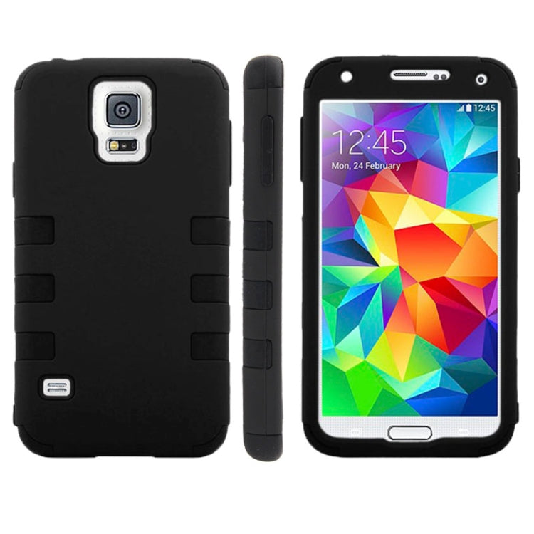 2-color Series Plastic + Silicone Combination Case for Galaxy S5 / G900