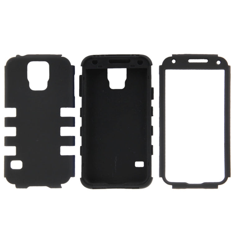 2-color Series Plastic + Silicone Combination Case for Galaxy S5 / G900