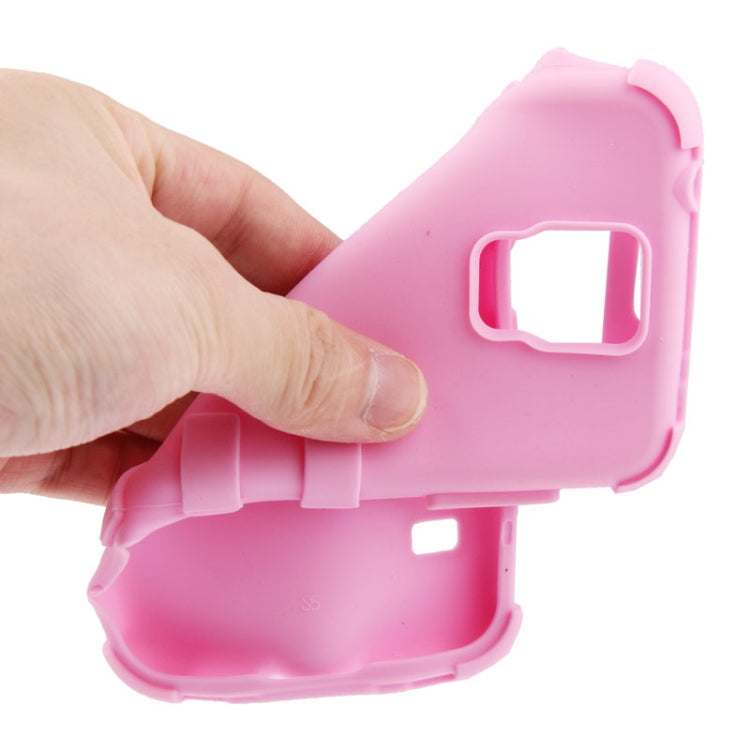 2-color Series Plastic + Silicone Combination Case for Galaxy S5 / G900