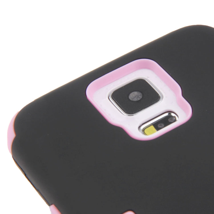 2-color Series Plastic + Silicone Combination Case for Galaxy S5 / G900