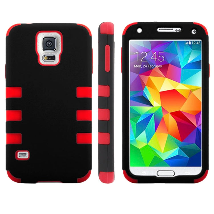 2-color Series Plastic + Silicone Combination Case for Galaxy S5 / G900