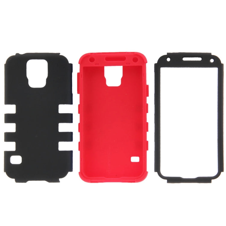 2-color Series Plastic + Silicone Combination Case for Galaxy S5 / G900