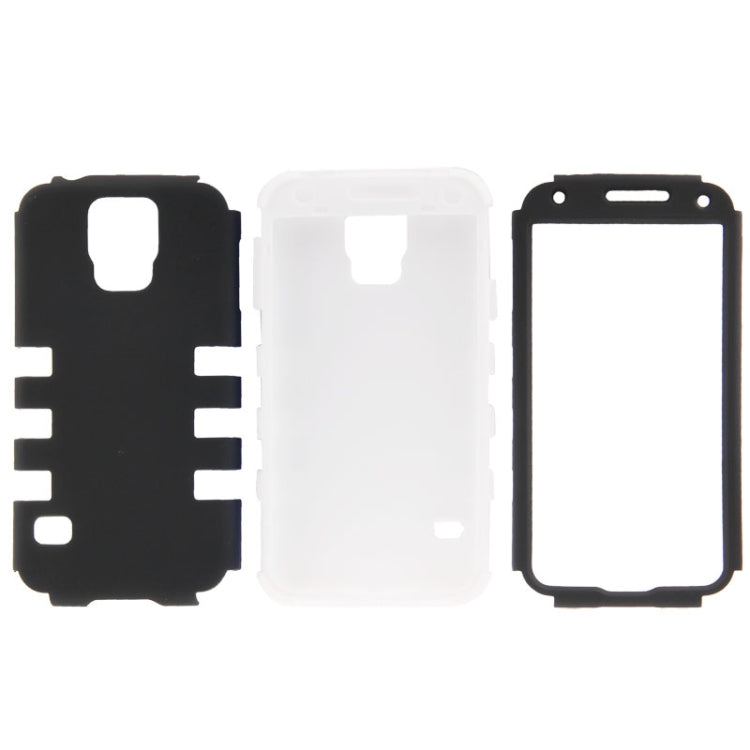 2-color Series Plastic + Silicone Combination Case for Galaxy S5 / G900
