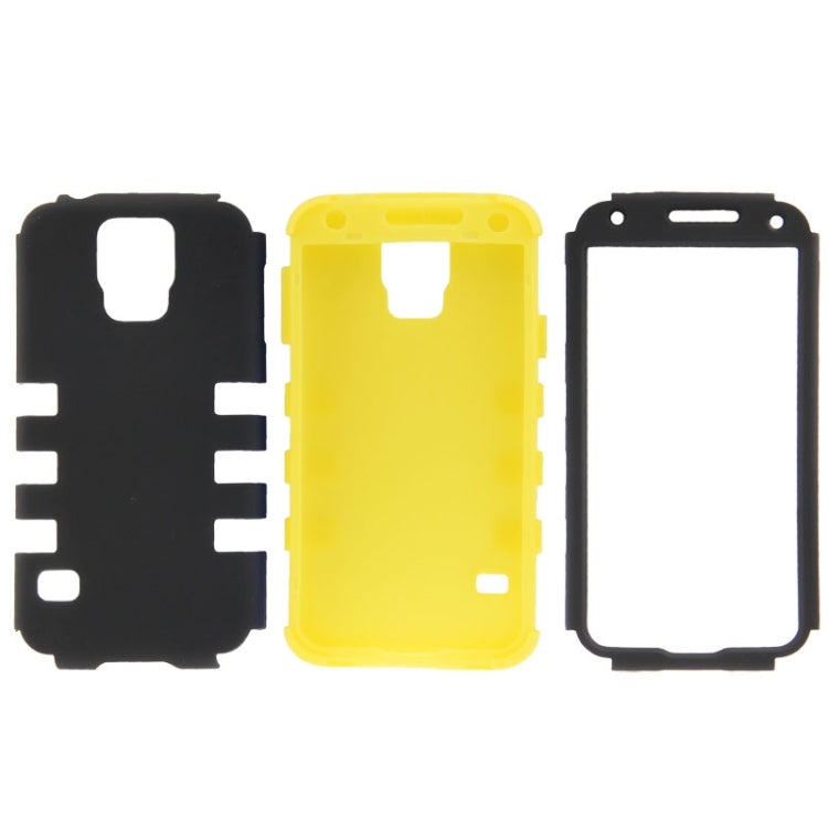 2-color Series Plastic + Silicone Combination Case for Galaxy S5 / G900