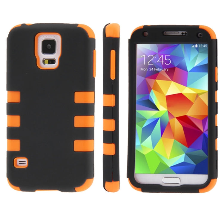 2-color Series Plastic + Silicone Combination Case for Galaxy S5 / G900