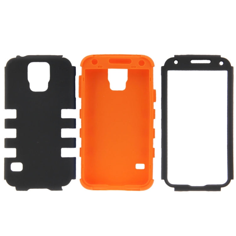 2-color Series Plastic + Silicone Combination Case for Galaxy S5 / G900
