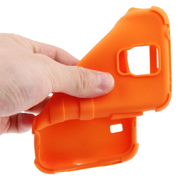 2-color Series Plastic + Silicone Combination Case for Galaxy S5 / G900