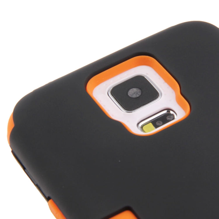 2-color Series Plastic + Silicone Combination Case for Galaxy S5 / G900