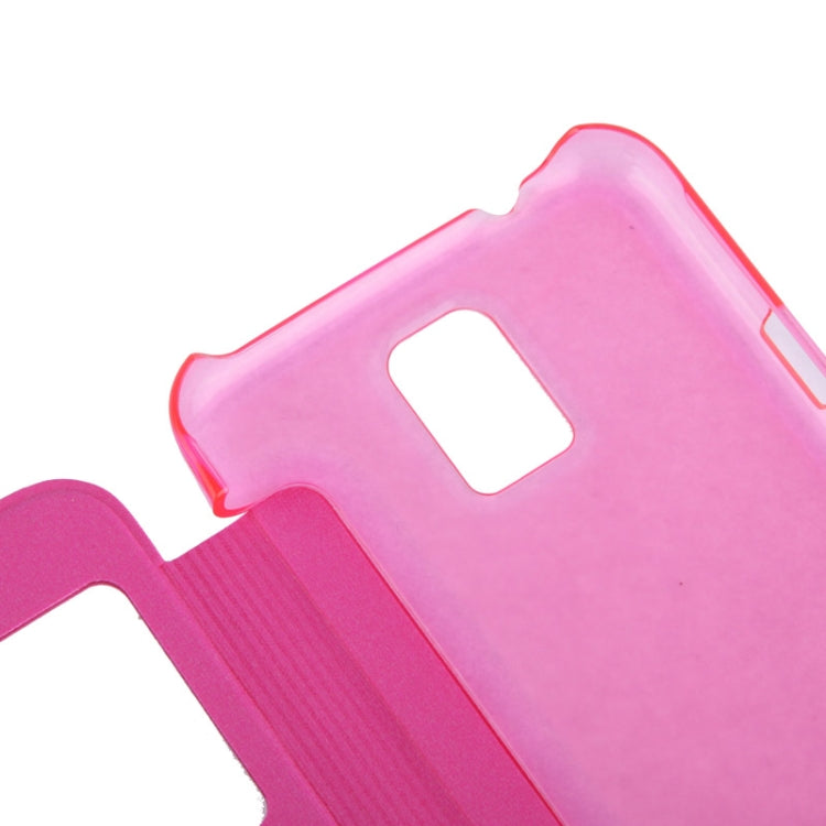 Horizontal Flip Leather Case with Call Display ID for Galaxy S5 / G900