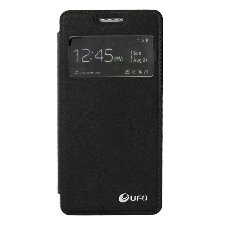 UFO Orange Peel Texture Leather Case with Holder & Card Slot & Caller ID Display for Galaxy A7 / A700F