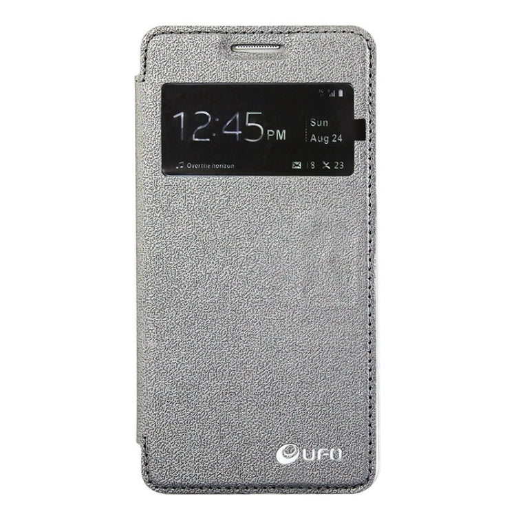UFO Orange Peel Texture Leather Case with Holder & Card Slot & Caller ID Display for Galaxy A7 / A700F
