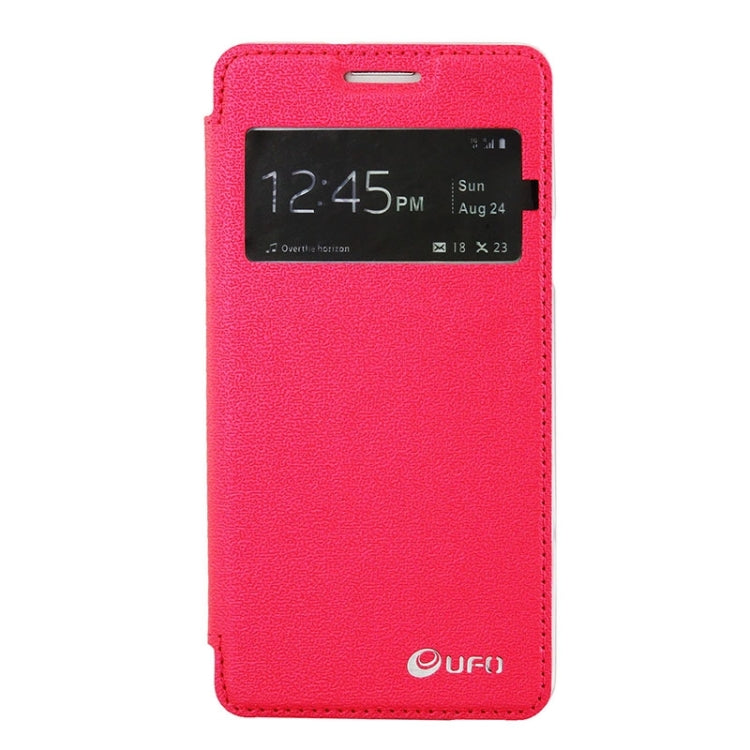 UFO Orange Peel Texture Leather Case with Holder & Card Slot & Caller ID Display for Galaxy A7 / A700F