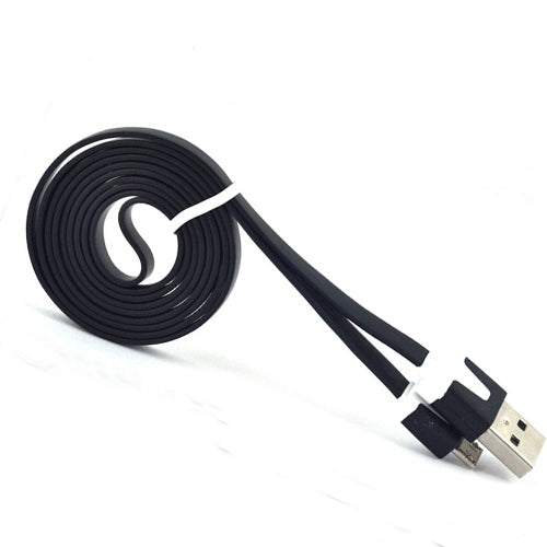 Noodle Style Micro USB Data Sync Charger Cable for Samsung