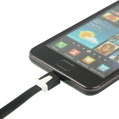 Noodle Style Micro USB Data Sync Charger Cable for Samsung
