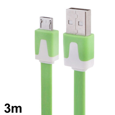 Noodle Style Micro USB Data Sync Charger Cable for Samsung
