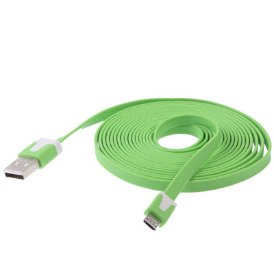 Noodle Style Micro USB Data Sync Charger Cable for Samsung