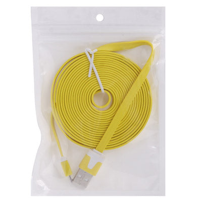 Noodle Style Micro USB Data Sync Charger Cable for Samsung