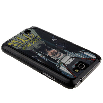 3D Effects Style Gang Nan Style Pattern Plastic Protector Case for Galaxy Note II / N7100