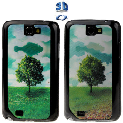 3D Effects Style Four Seasons Tree Pattern Plastic Protector Case for Galaxy Note II / N7100