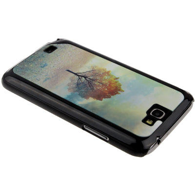 3D Effects Style Four Seasons Tree Pattern Plastic Protector Case for Galaxy Note II / N7100