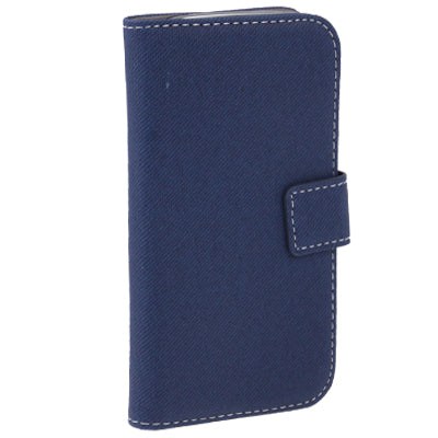 Fabric Texture Left and Right Open Leather Case with Holder & Credit Card Slots for Galaxy SIII / i9300