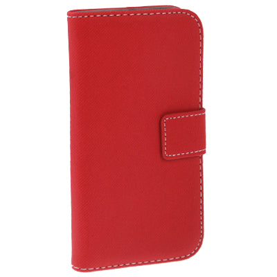 Fabric Texture Left and Right Open Leather Case with Holder & Credit Card Slots for Galaxy SIII / i9300