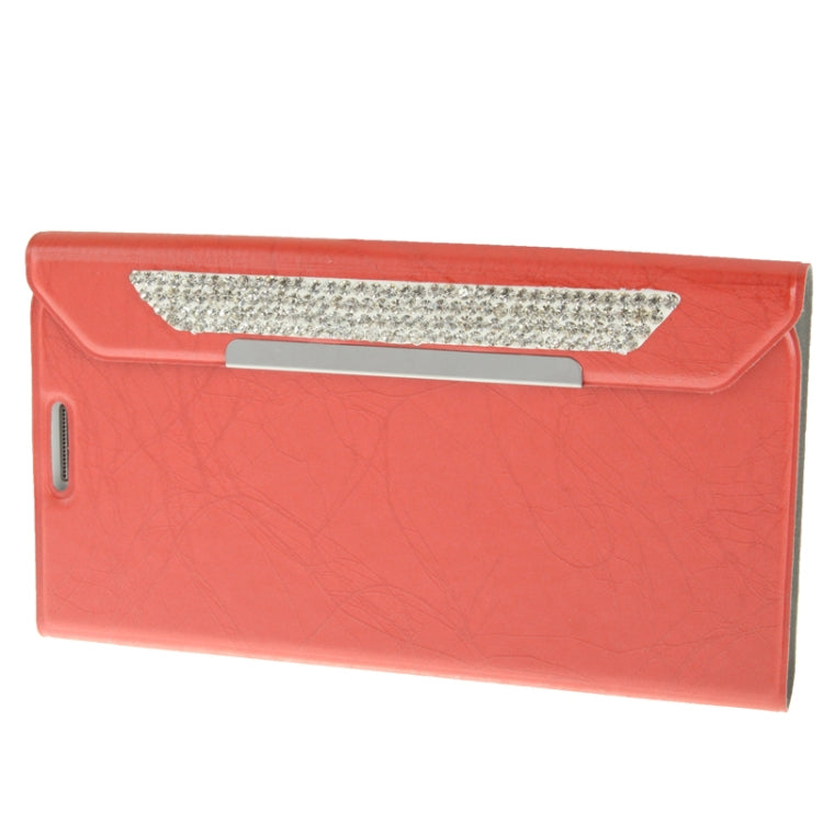 Wallet Style Diamond Encrusted Roots Texture Horizontal Flip Leather Case for Galaxy Note II / N7100