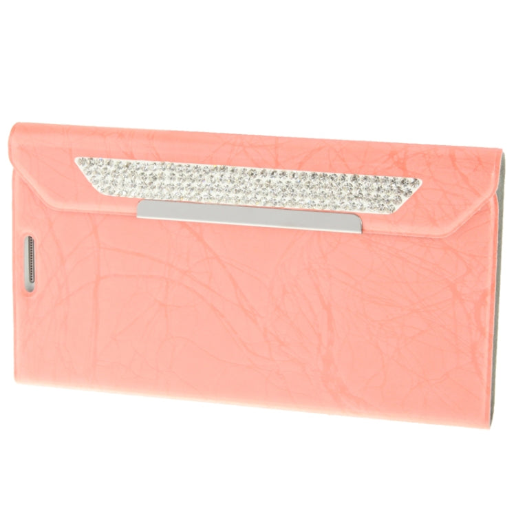 Wallet Style Diamond Encrusted Roots Texture Horizontal Flip Leather Case for Galaxy Note II / N7100