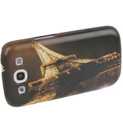 Low Angle View of The Eiffel Tower Pattern Plastic Protective Case for Samsung S III / i9300