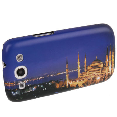 Masjid Panorama Pattern Plastic Protective Case for Samsung S III / i9300