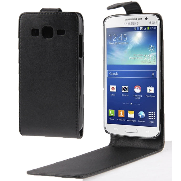 Vertical Flip Leather Case for Samsung Galaxy Grand 2 / G7106 / G7102(Black)