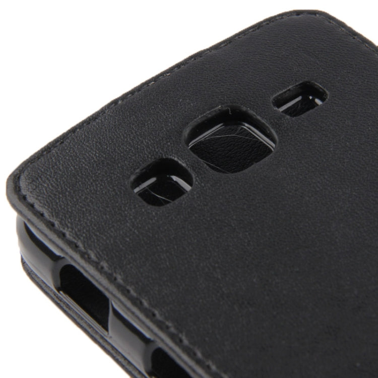 Vertical Flip Leather Case for Samsung Galaxy Grand 2 / G7106 / G7102(Black)