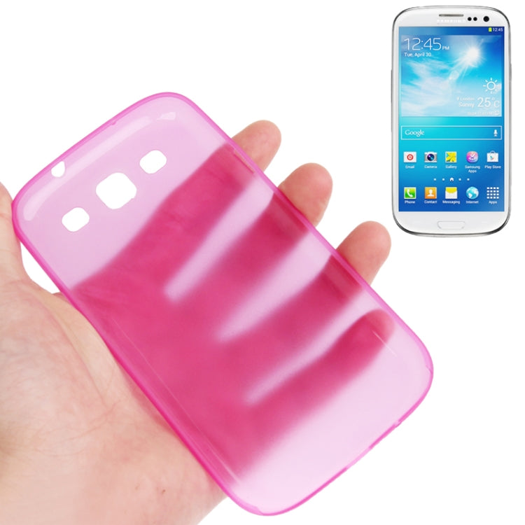 0.3mm Ultra-thin Polycarbonate Materials PC Protection Shell for Galaxy SIII / i9300, Transparent