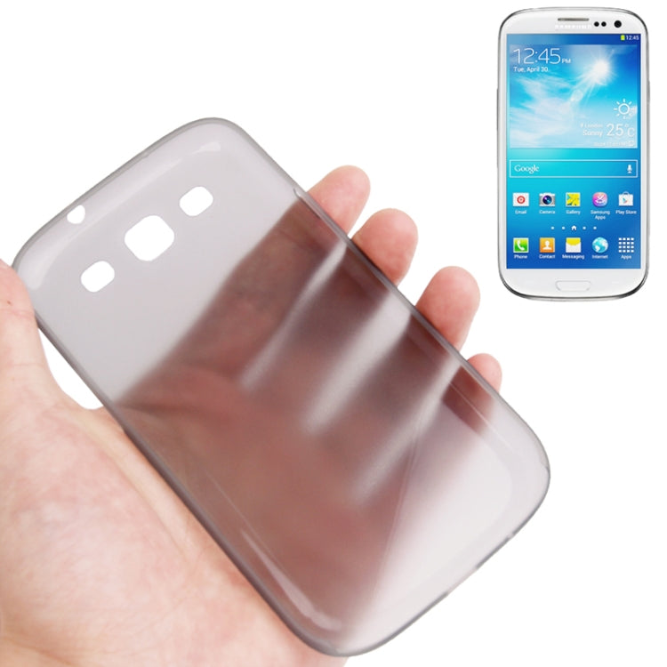 0.3mm Ultra-thin Polycarbonate Materials PC Protection Shell for Galaxy SIII / i9300, Transparent