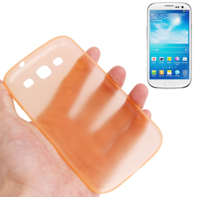 0.3mm Ultra-thin Polycarbonate Materials PC Protection Shell for Galaxy SIII / i9300, Transparent