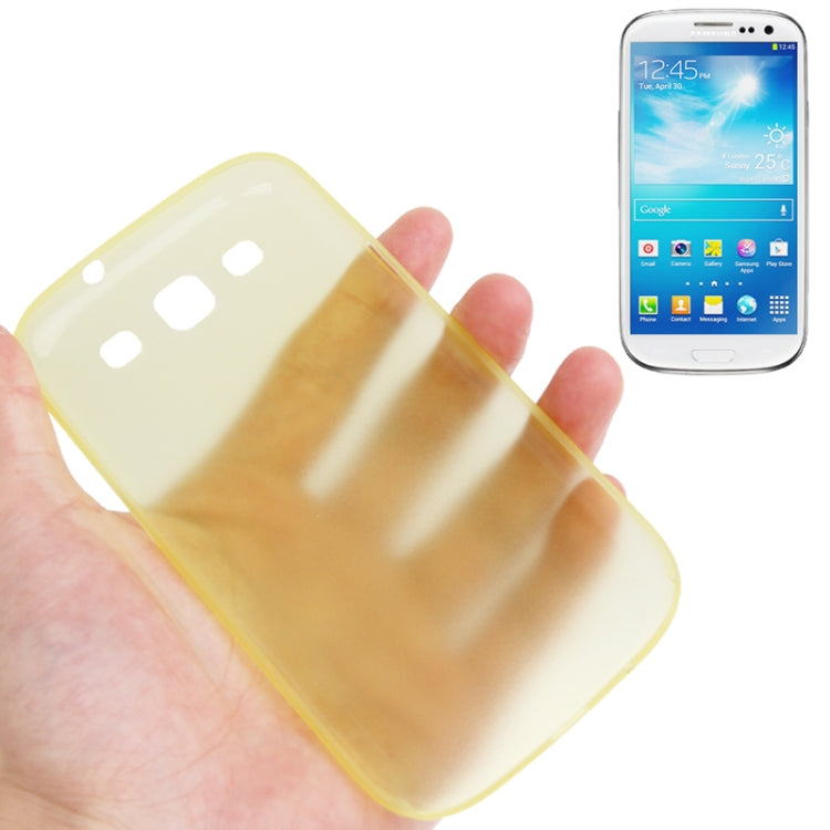 0.3mm Ultra-thin Polycarbonate Materials PC Protection Shell for Galaxy SIII / i9300, Transparent
