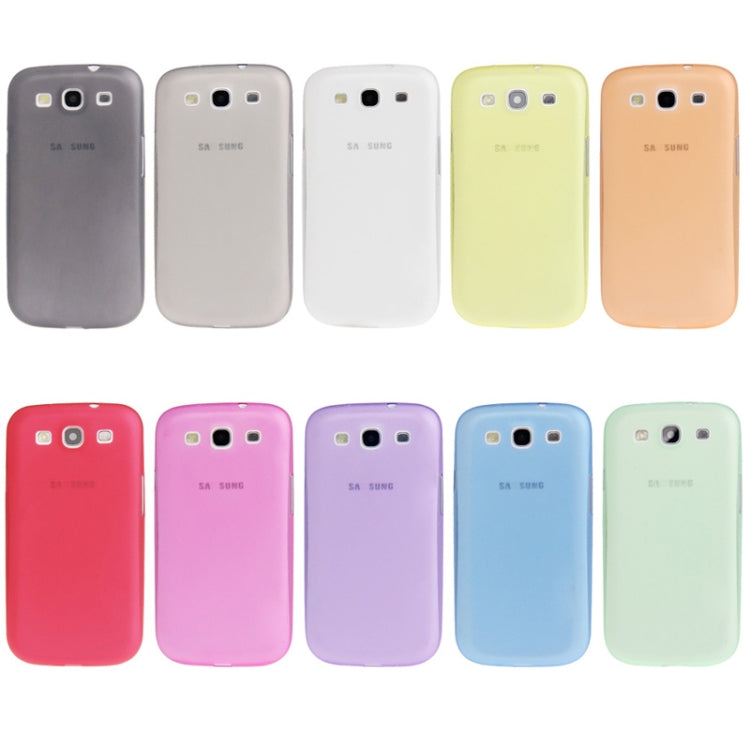 0.3mm Ultra-thin Polycarbonate Materials PC Protection Shell for Galaxy SIII / i9300, Transparent
