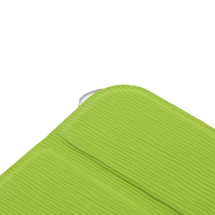 3-folding Toothpick Texture Leather Case with Holder for Galaxy Tab 3 Lite T110 / T111