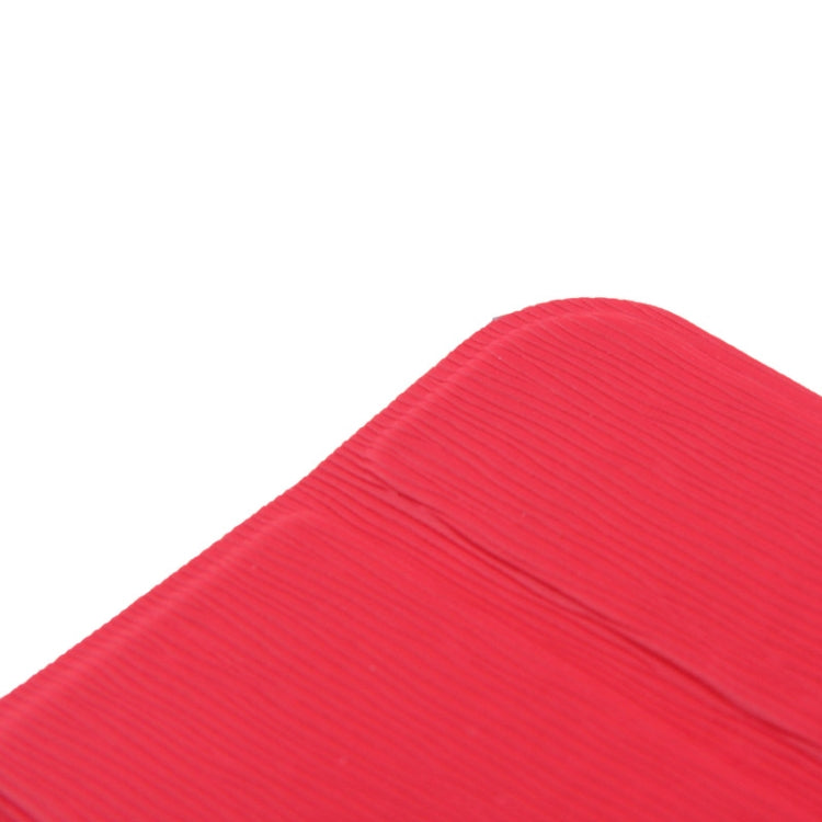3-folding Toothpick Texture Leather Case with Holder for Galaxy Tab 3 Lite T110 / T111