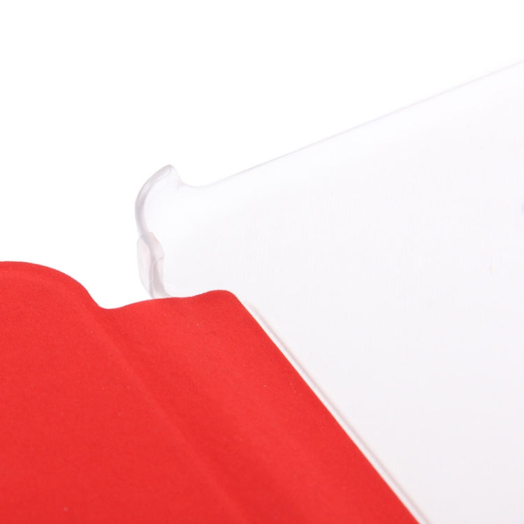 3-folding Toothpick Texture Leather Case with Holder for Galaxy Tab 3 Lite T110 / T111