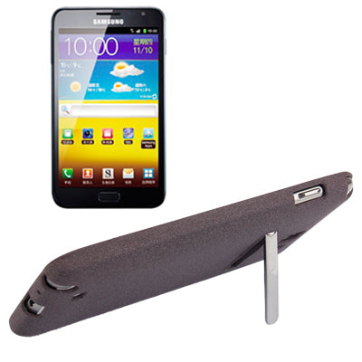 Frosted TPU Protection Case with Holder for Galaxy Note i9220