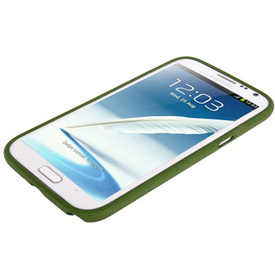 Pure Color Frosted TPU Protection Case with Holder for Galaxy Note II / N7100