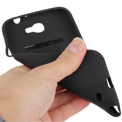Pure Color Frosted TPU Protection Case with Holder for Galaxy Note II / N7100